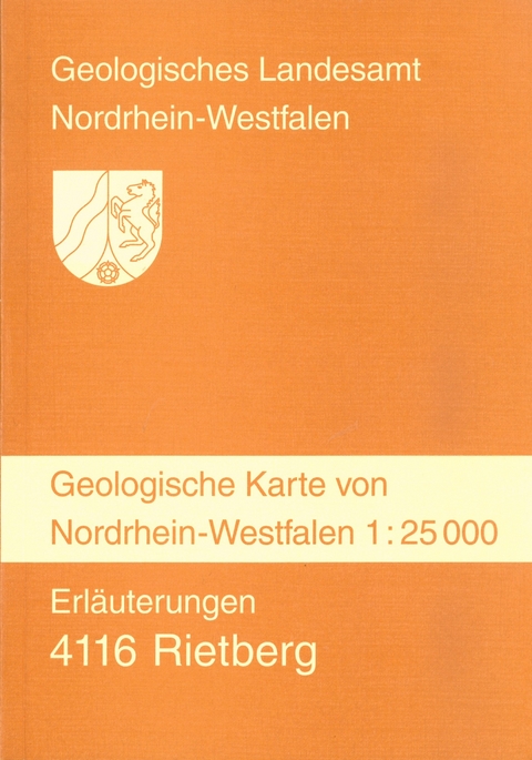 Geologische Karten von Nordrhein-Westfalen 1:25000 / Rietberg - Andreas Lenz