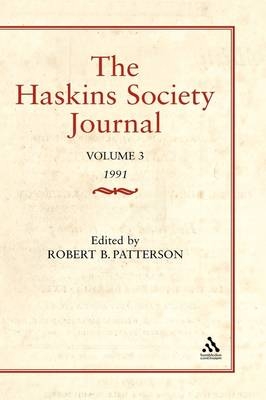Haskins Society Journal Studies in Medieval History - Patterson Robert Patterson