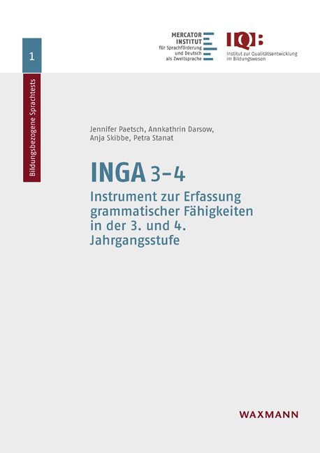 INGA 3–4 - Jennifer Paetsch, Annkathrin Darsow, Anja Skibbe, Petra Stanat
