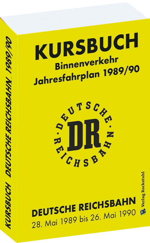 Kursbuch der Deutschen Reichsbahn 1989/90 - 