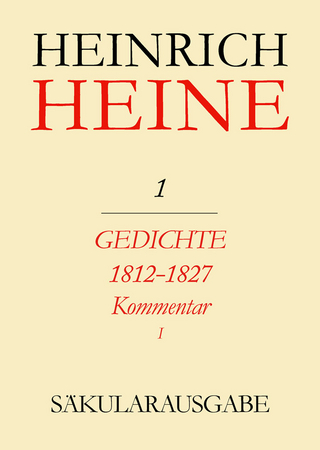 Gedichte 1812-1827. Kommentar - Hans Böhm