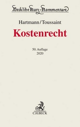 Kostenrecht - Hartmann, Peter; Toussaint, Guido