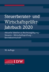 Steuerberater- und Wirtschaftsprüfer-Jahrbuch 2020 - 