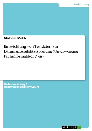 Entwicklung von Testdaten zur Datumsplausibilitätsprüfung (Unterweisung Fachinformatiker / -in) - Michael Malik