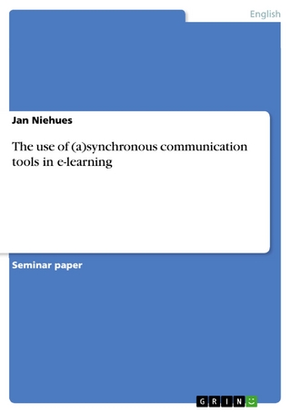The use of (a)synchronous communication tools in e-learning - Jan Niehues
