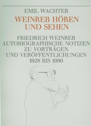 Weinreb hören und sehen - Emil Wachter; Friedrich Weinreb; Christian Schneider