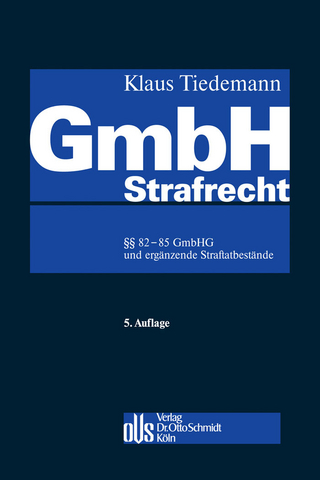 GmbH-Strafrecht - Klaus Tiedemann