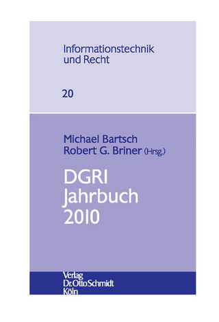 DGRI Jahrbuch 2010 - Michael Bartsch; Robert G. Briner