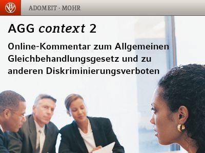 AGG context 2 - Klaus Adomeit, Jochen Mohr