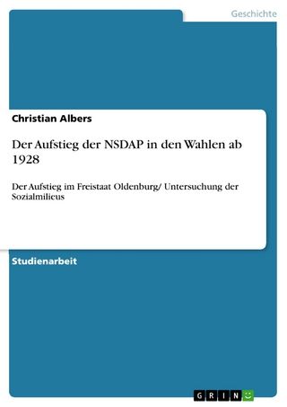 Der Aufstieg der NSDAP in den Wahlen ab 1928 - Christian Albers