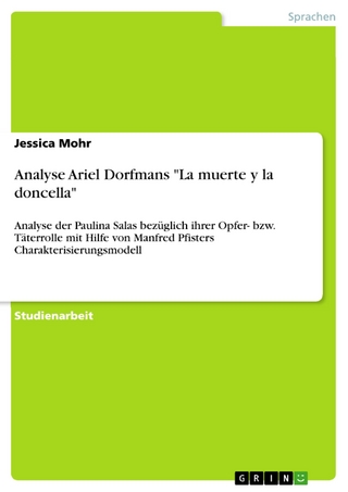 Analyse Ariel Dorfmans 'La muerte y la doncella' - Jessica Mohr