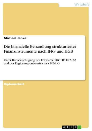 Die bilanzielle Behandlung strukturierter Finanzinstrumente nach IFRS und HGB - Michael Jahke