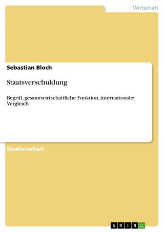 Staatsverschuldung - Sebastian Bloch