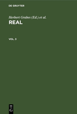 REAL / REAL. Vol. 3 - Herbert Grabes; H. J. Diller; Hans Bungert