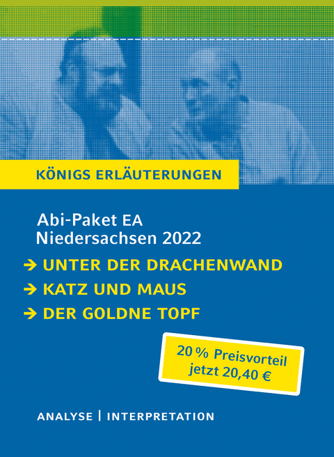 Abitur Deutsch Niedersachsen 2022 EA - Königs Erläuterungen-Paket - Günter Grass, Arno Geiger, E.T.A. Hoffmann