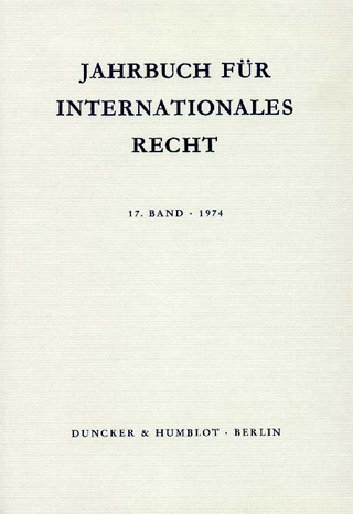 Jahrbuch für Internationales Recht. - Andreas Zimmermann