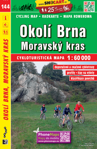 Okolí Brna, Moravský kras / Brünner Umland, Mährischer Karst (Radkarte 1:60.000)