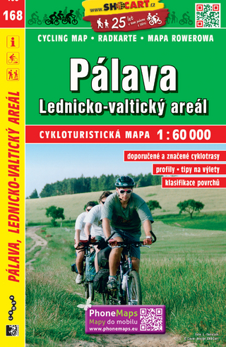 Pálava, Lednicko-valtický areál / Pollauer Berge, Kulturlandschaft Lednice-Valtice (Radkarte 1:60.000)