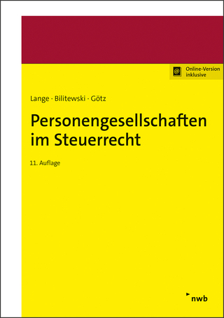 Personengesellschaften im Steuerrecht - Joachim Lange; Andrea Bilitewski; Hellmut Götz; Peter Klumpp; Heinz-Gerd Hunfeld