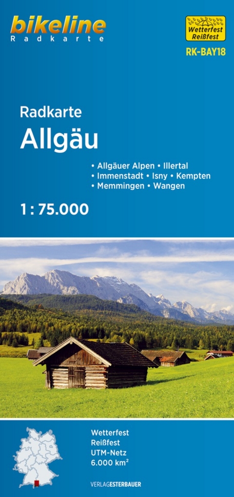 Radkarte Allgäu (RK-BAY18) - 