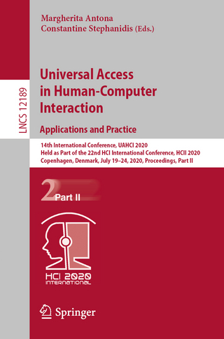 Universal Access in Human-Computer Interaction. Applications and Practice - Margherita Antona; Constantine Stephanidis