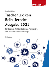 Taschenlexikon Beihilferecht Ausgabe 2021 - Gottfried Nitze