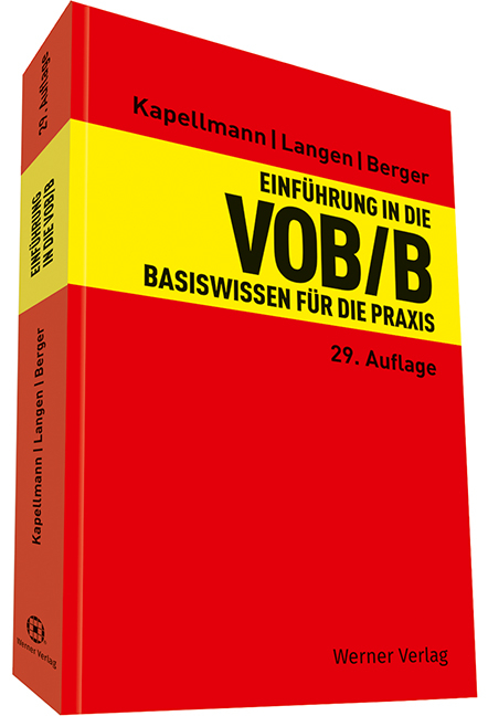 Einführung in die VOB/B - Klaus D. Kapellmann, Werner Langen