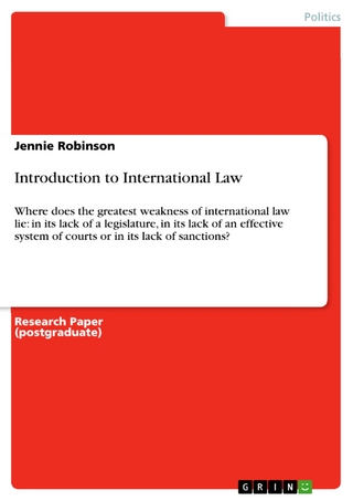 Introduction to International Law - Jennie Robinson