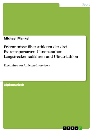Erkenntnisse über Athleten der drei Extremsportarten Ultramarathon, Langstreckenradfahren und Ultratriathlon - Michael Mankel