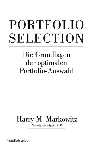 Portfolio Selection - Markowitz Harry M.
