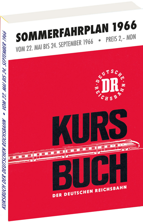 Kursbuch der Deutschen Reichsbahn - Sommerfahrplan 1966 - 