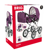BRIO Puppenwagen Premium Combi, violett (incl. Tasche)