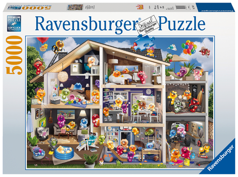 Ravensburger Puzzle 17434 - Gelini Puppenhaus - 5000 Teile Puzzle für Erwachsene und Kinder ab 14 Jahren, Gelini Puzzle