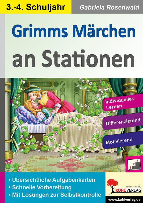 Grimms Märchen an Stationen / Klasse 3-4 - Gabriela Rosenwald