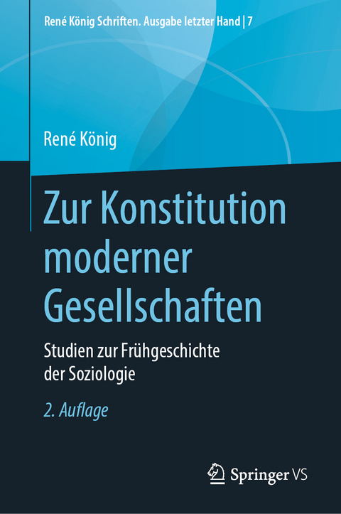 Zur Konstitution moderner Gesellschaften - René König