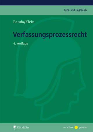 Verfassungsprozessrecht (C.F. Müller Lehr- und Handbuch)