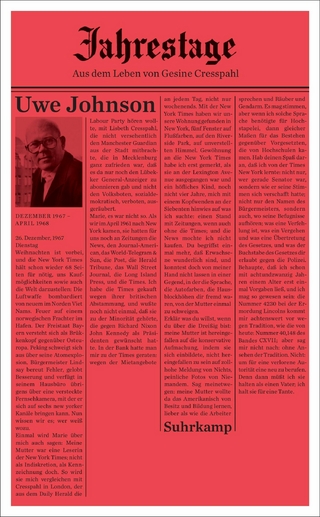 Jahrestage 2 - Uwe Johnson