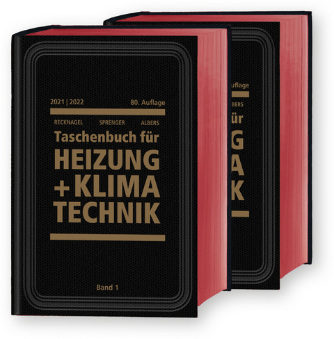 Recknagel - Taschenbuch für Heizung und Klimatechnik 80. Ausgabe 2021/2022 - Premiumversion inkl. E-Book - 