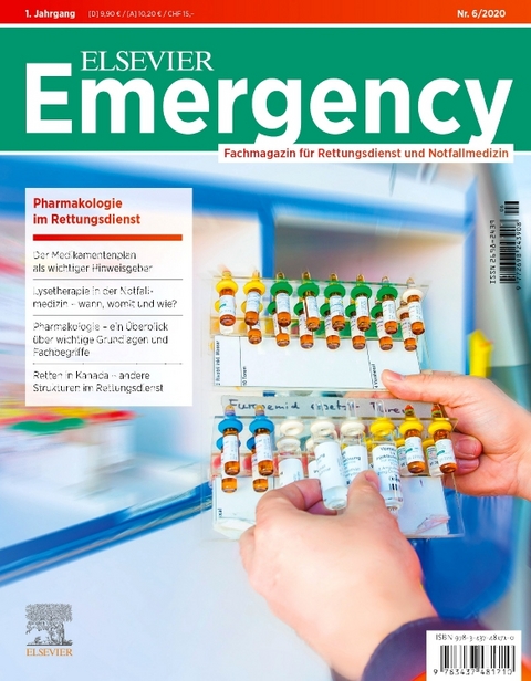 Elsevier Emergency. Pharmakologie im Rettungsdienst. 6/2020 - 