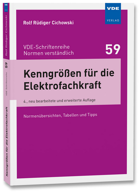 Kenngrößen für die Elektrofachkraft - Rolf Rüdiger Cichowski