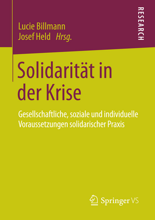 Solidarität in der Krise - Lucie Billmann; Josef Held