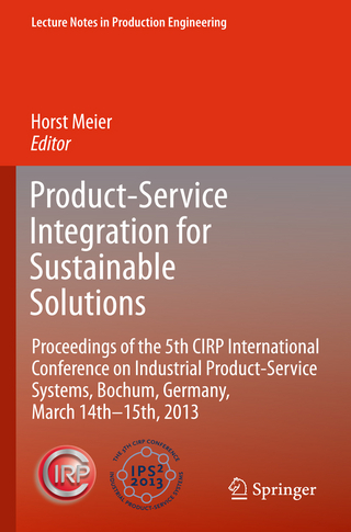 Product-Service Integration for Sustainable Solutions - Horst Meier; Horst Meier