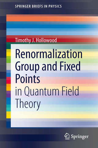 Renormalization Group and Fixed Points - Timothy J Hollowood
