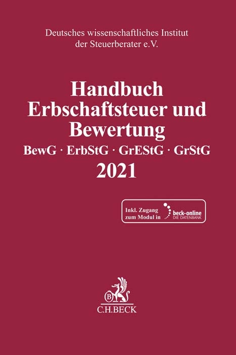 Handbuch Erbschaftsteuer und Bewertung 2021 - 