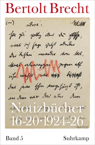 Notizbücher 16-20 - Bertolt Brecht; Martin Kölbel; Peter Villwock