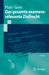 Das gesamte examensrelevante Zivilrecht - Plate, Jürgen; Geier, Anton