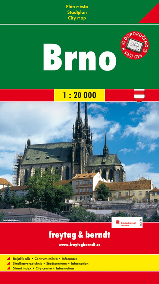 Brno / Brünn (Stadtplan 1:20.000)