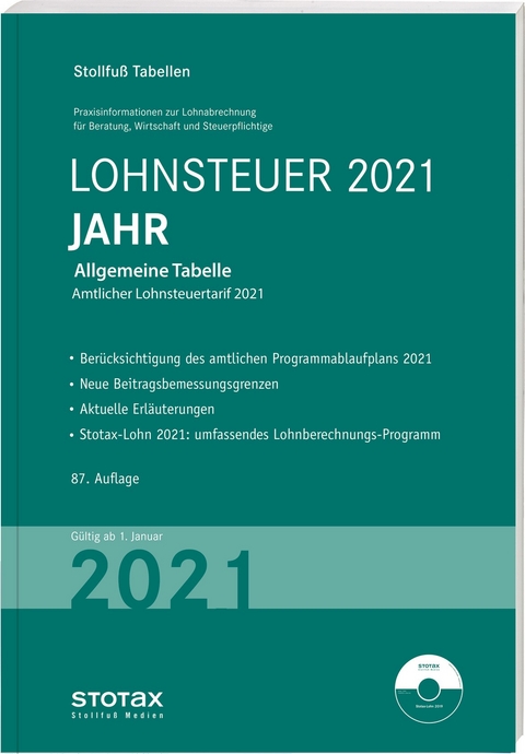 Tabelle Lohnsteuer 2021 Jahr Isbn 978 3 08 335121 4 Fachbuch Online Kaufen Lehmanns De