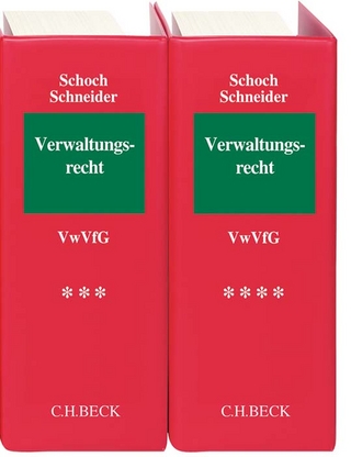 Verwaltungsrecht VwVfG - Friedrich Schoch; Jens-Peter Schneider