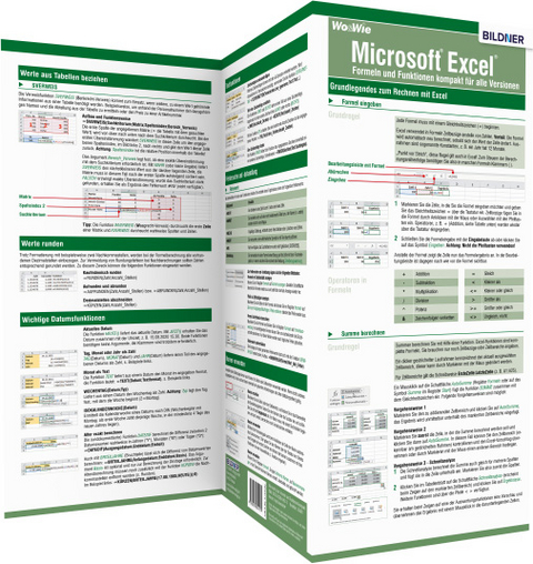 Microsoft Excel – Formeln und Funktionen kompakt für alle Versionen - Inge Baumeister